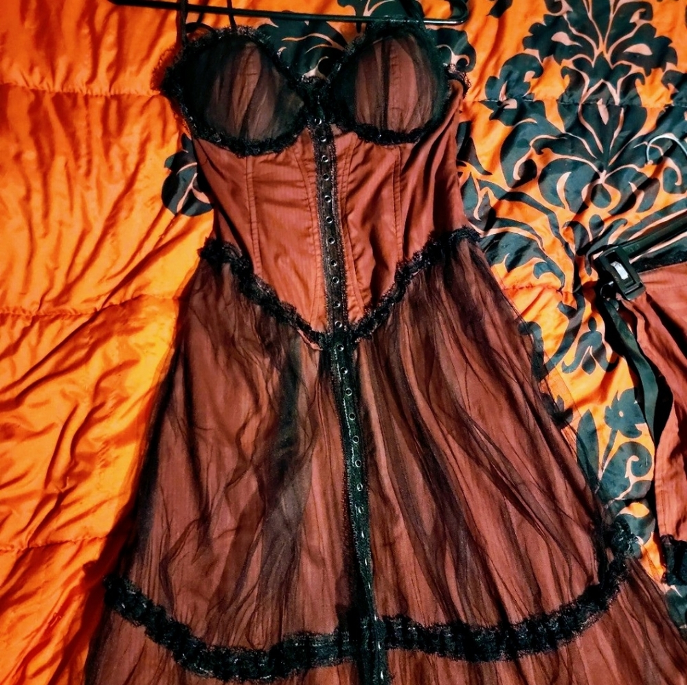 *FINAL CHANCE, LOWEST PRICE* Lip service gothic gown - Picture 2 of 5